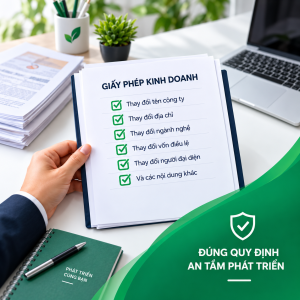 Thay đổi giấy phép kinh doanh 